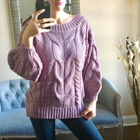 ✨ NEW✨Gorgeous Purple Sweater - Picture 3 of 7
